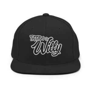 Alternative view of Snapback Hat – Tattoo by Willy
